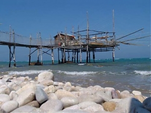 notte, trabocchi, Fossacesia, rosa