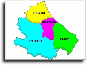 pescara, testa, mascia, province, unione