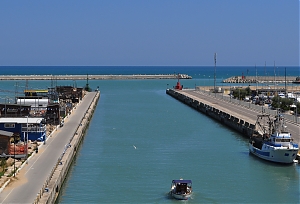 dragaggio, pescara, porto, marineria