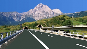 aquila, teramo, gran sasso, autostrada, traforo, a24