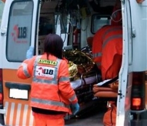 incidente, incendio, lanciano, Casalbordino, ambulanza, anziana, termocoperta