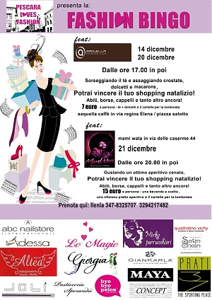 pescara, bingo, fashion, lei, events