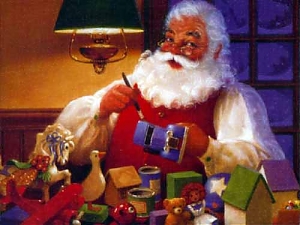 bambini, di giannantonio, babbo natale, santa claus