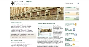 l'aquila, comune, sito, albo