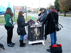 pescara, protesta, animali, evoveg, circo