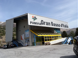 gran sasso, bonifica, funivia, vallone