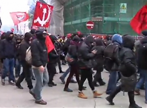 teramo, roma, corteo, antifascista, mille, davide rosci