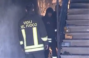 pescara, incendio, corto circuito, intossicato, via d'annunzio