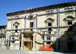 l'aquila, chiesa, teatro stabile, onna, l'uovo, sugar music, teatro san filippo, palazzo ardinghelli