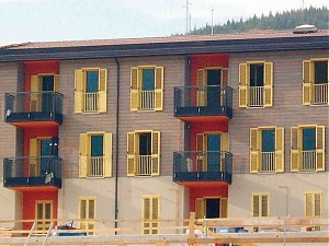 l'aquila, progetto case, aree polifunzionali