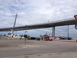 pescara, incidente, mare, ponte, draga, staticità