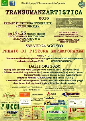 lanciano, transumanza artistica