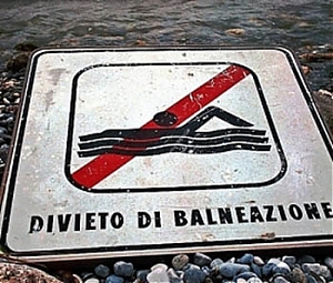 costa, trabocchi, divieto di balneazione