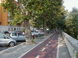 l'aquila, pista ciclabile