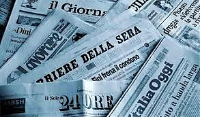 rassegna stampa, prime pagine, giornali, quotidiani