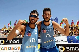 nicolai, beach volley, lupo, titolo europeo